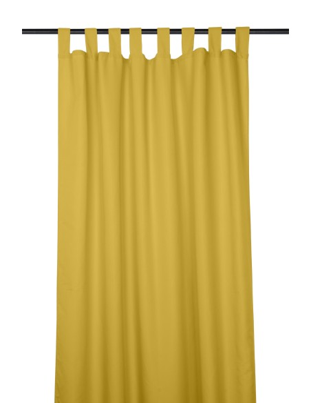 jackson rideau pattes 135x260 moutarde - 100% pe - pcb 6