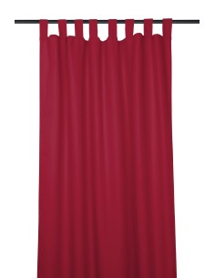 jackson rideau pattes 135x260 rouge - 100% pe - pcb 6