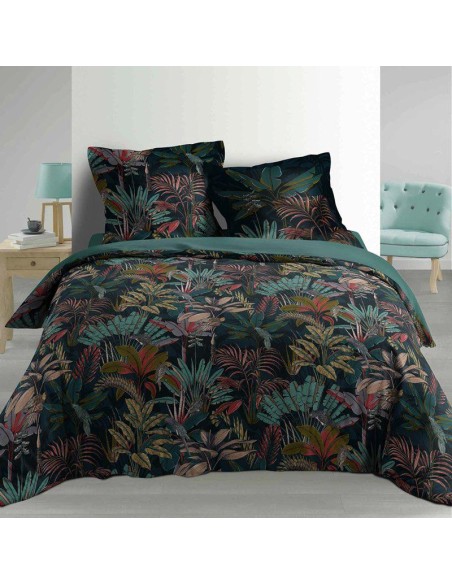 parure 3 p. 260 x 240 cm percale imp. 78 fils allover candice