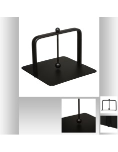 porte serviette aluminium atom L. 15 x P. 15 x H. 11,5 cm