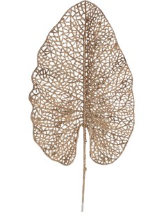 yza000260-branche paillette 67cm marron