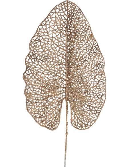 yza000260-branche paillette 67cm marron