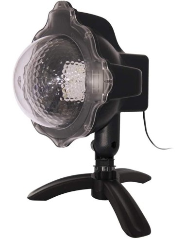 projecteur ext led effet neige bleue telecom m6