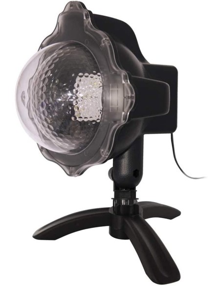 projecteur ext led effet neige bleue telecom m6