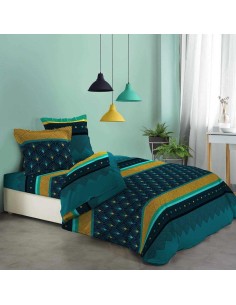 parure drap 4 p. imprime 42 fils allover maxinette