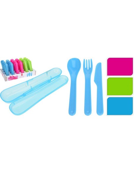 170426340-couverts - set de 3 pcs en boi