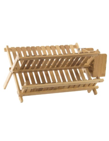 égouttoir bambou 45x35x25 cubertero naturel