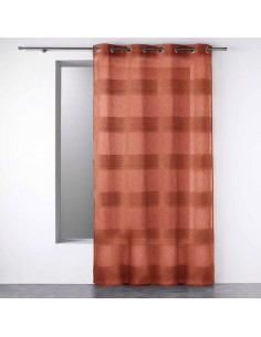 1626853 - panneau a oeillets 140 x 240 cm effet lin tisse fils chenille terraza