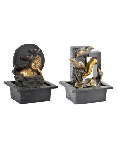 fu-186262-fontaine résine 21x19x27 bouddha 2 mod.