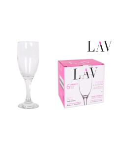 set 6 coupes champagne 125ccmisket