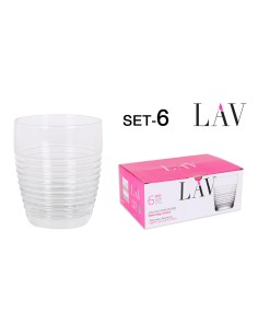 10886s-set 6 verre 355cc rio