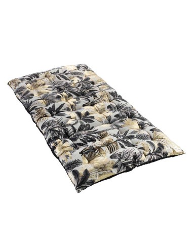 matelas de sol 60 x 120 cm coton imprime metallise karaba