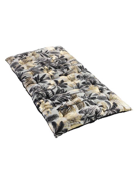 matelas de sol 60 x 120 cm coton imprime metallise karaba