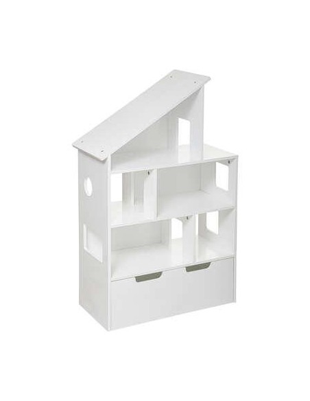 174134 - jeu maison + coffre mdf blc