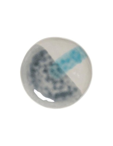 assiette gr s émaillé 21x21x2,5 180 bleu