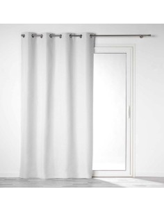 1609812 - rideau a oeillets 140 x 260 cm 100% occultant/microfibre unie obscure