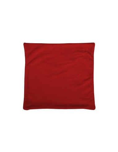 c05792003h - housse de coussin doudou rouge 40x40 - rouge