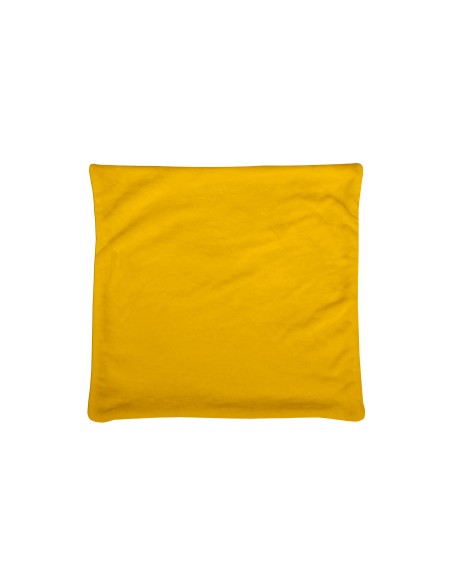 c05792017h - doudou housse coussin 40x40cm jaune - 100% pe - pcb 10