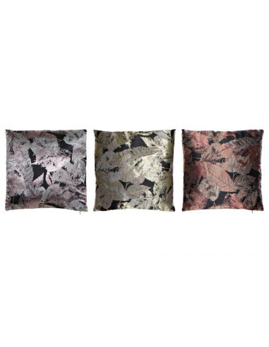 coussin polyester 45x10x45 400 gr. feuilles 3 mod.