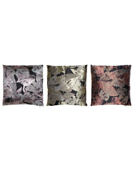 coussin polyester 45x10x45 400 gr. feuilles 3 mod.