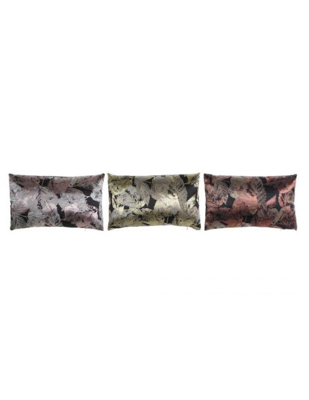 coussin polyester 50x10x30 300 gr. feuilles 3 mod.
