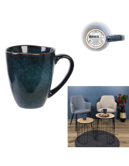 mug 30cl au gres du temps bleu m12