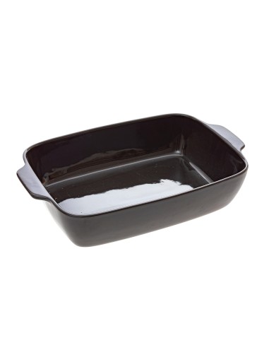 151441a-plat rect ceramique 40x26 roug L. 26 x P. 8 x H. 40 cm