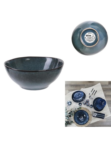 ka3755-coupelle 35cl d14.5cm h6cm gres du temps bleu m12