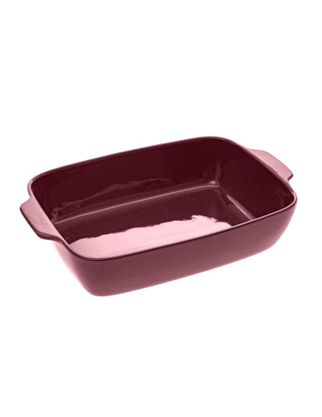 151441b-plat rect ceramique 40x26 jaun L. 26 x P. 8 x H. 40 cm