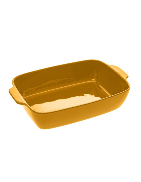 151442-plat oval ceramique 28x17 gris L. 17 x P. 6 x H. 28 cm