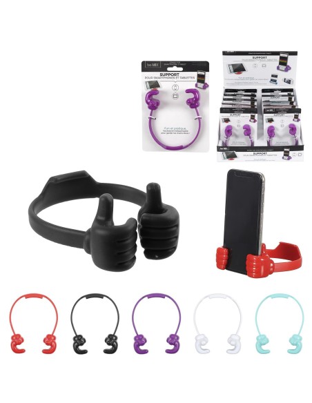support smartphone et tablette forme mains m24