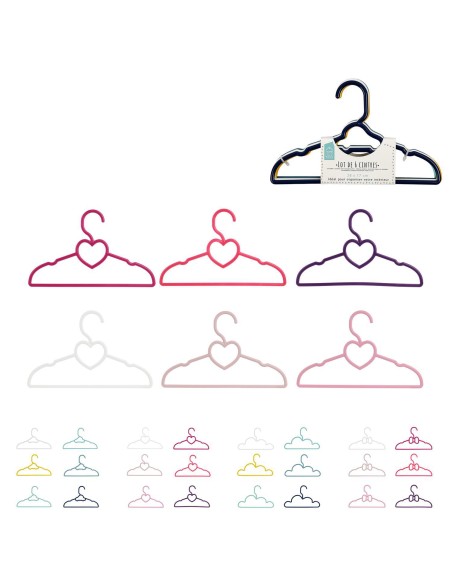 mo1014- cintre enfant plastique forme x6