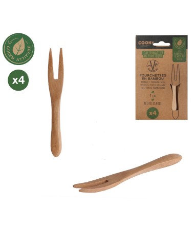 ka3898-fourchette 2 dents bambou x4 m18