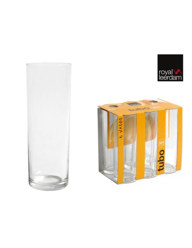 762307062-set 6 verre tubes 32cl orange