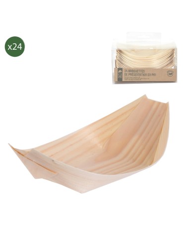 ka39111-barquette bateau en pin x24 14.8cm m18