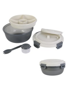 ka4297-lunch box ronde compartiments et fourchette m12