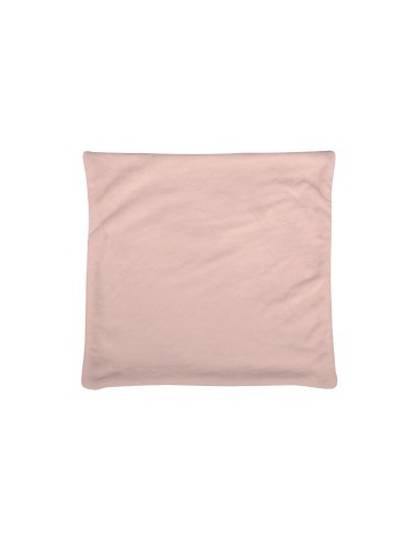c65792022h - doudou housse coussin 60x60cm rose poudre