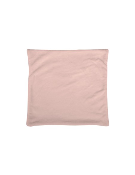 c65792022h - doudou housse coussin 60x60cm rose poudre