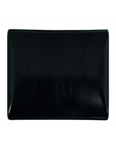 assiette presenta noir 30x30cm ming ii