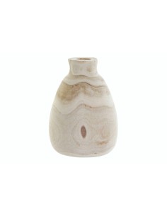 jr-189125-vase paulownia 14x14x19 naturel marron