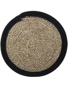 173767a - set table happy pop noir d38 D. 38 x H. 0,5 cm