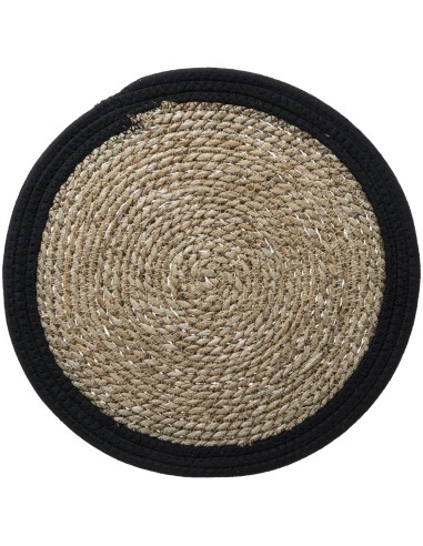 173767a - set table happy pop noir d38 D. 38 x H. 0,5 cm