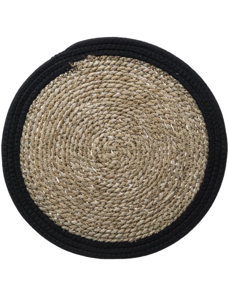 173767a - set table happy pop noir d38 D. 38 x H. 0,5 cm