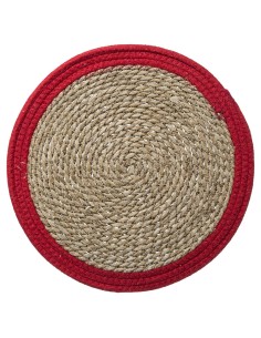 173767f-set table happy pop rouge d38 D. 38 x H. 0,5 cm