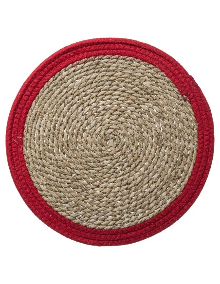 173767f-set table happy pop rouge d38 D. 38 x H. 0,5 cm