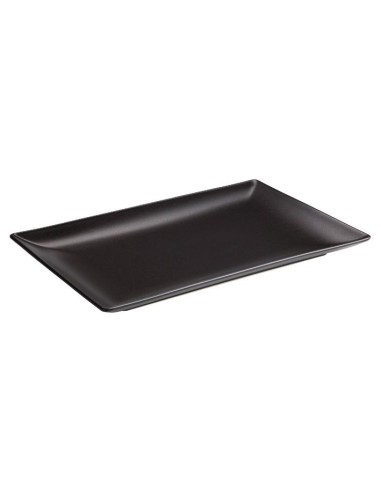 plateau rect.noir stonware 34x22 ming i