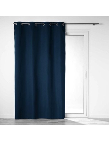 1609815 - rideau a oeillets 140 x 260 cm 100% occultant/microfibre unie obscure