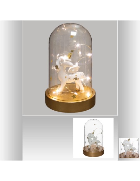 lpe led cloche licorne h19