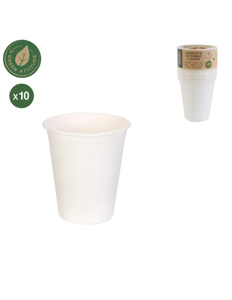 ka4344-gobelet en canne a sucre 25cl x10 m18