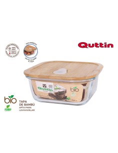 boite carree couv.bamboo 16x16cm